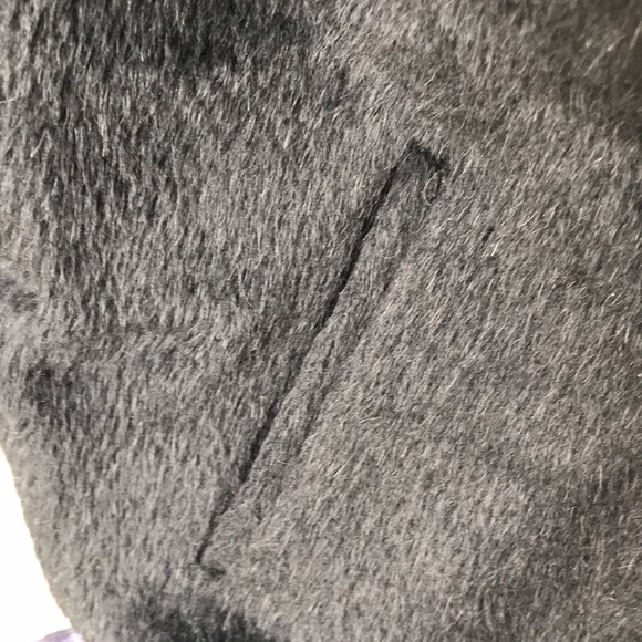 Black very vintage Anne Klein 6o% alpaca / 40 wool jacket 100%silk lined size S - Picture 4 of 7